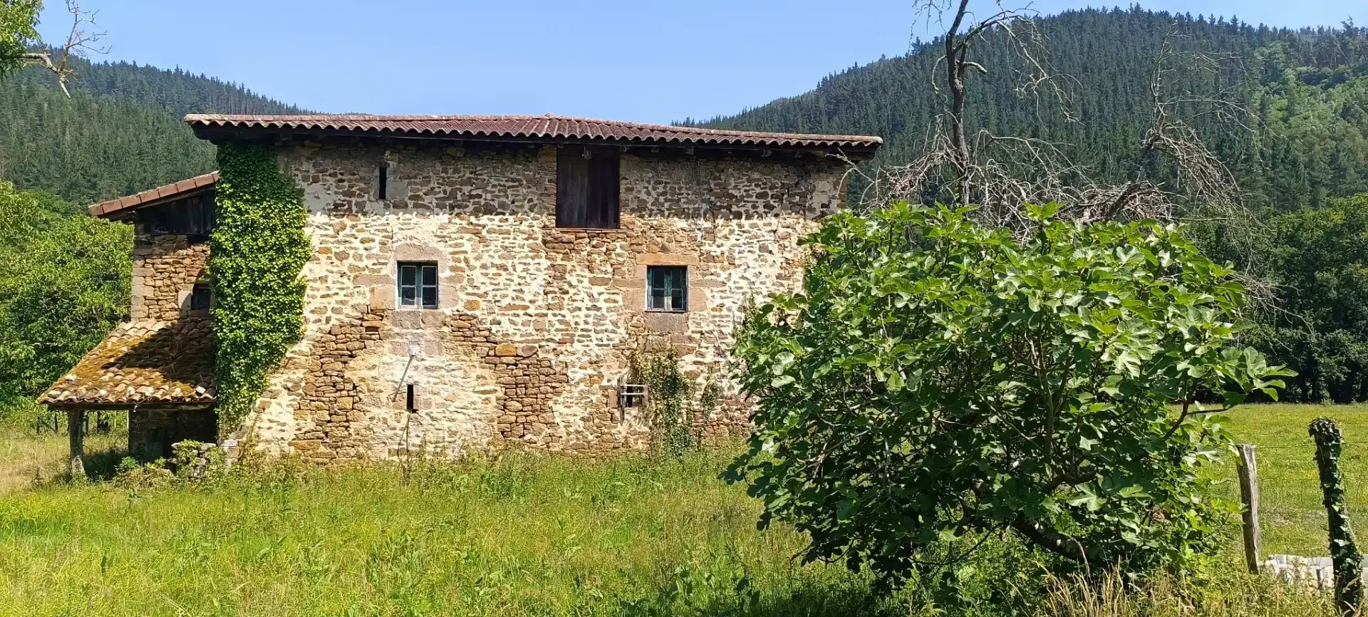 Vista exterior de Finca rústica en venda en Ayala / Aiara amb Balcó