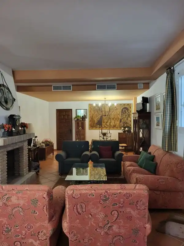 Living room of Houses for sale in Córdoba  with Air Conditioner, Private garden and Terrace
