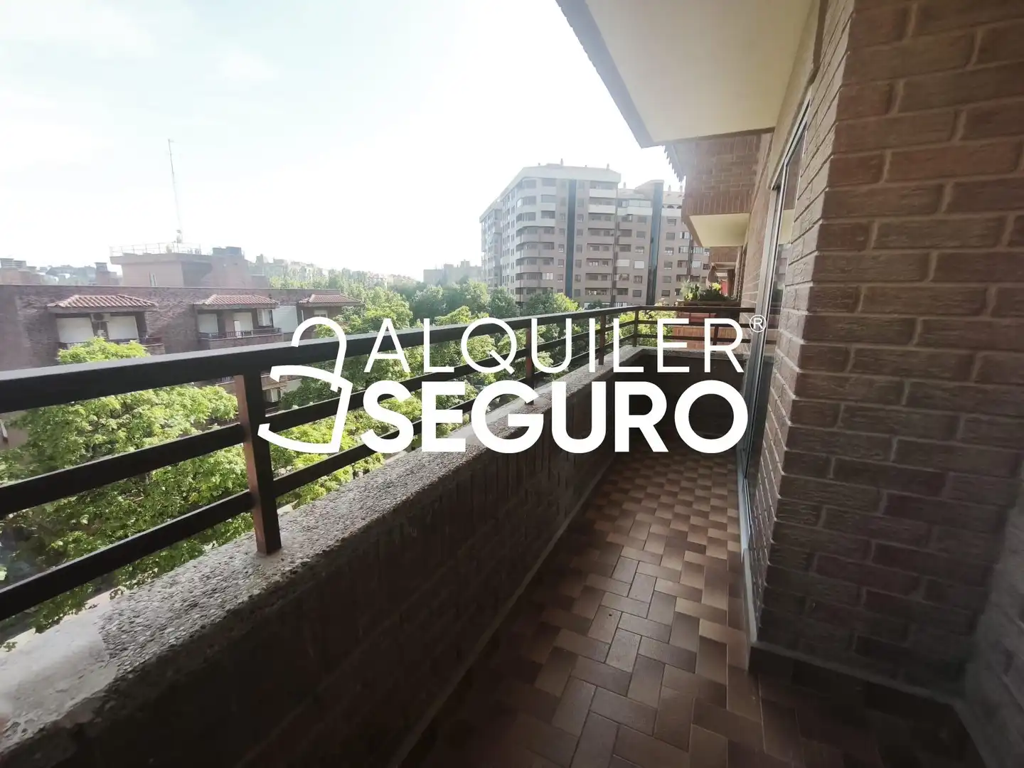 Balcony of Flat for rent in Zaragoza  with Heating, Terrace and Storage room