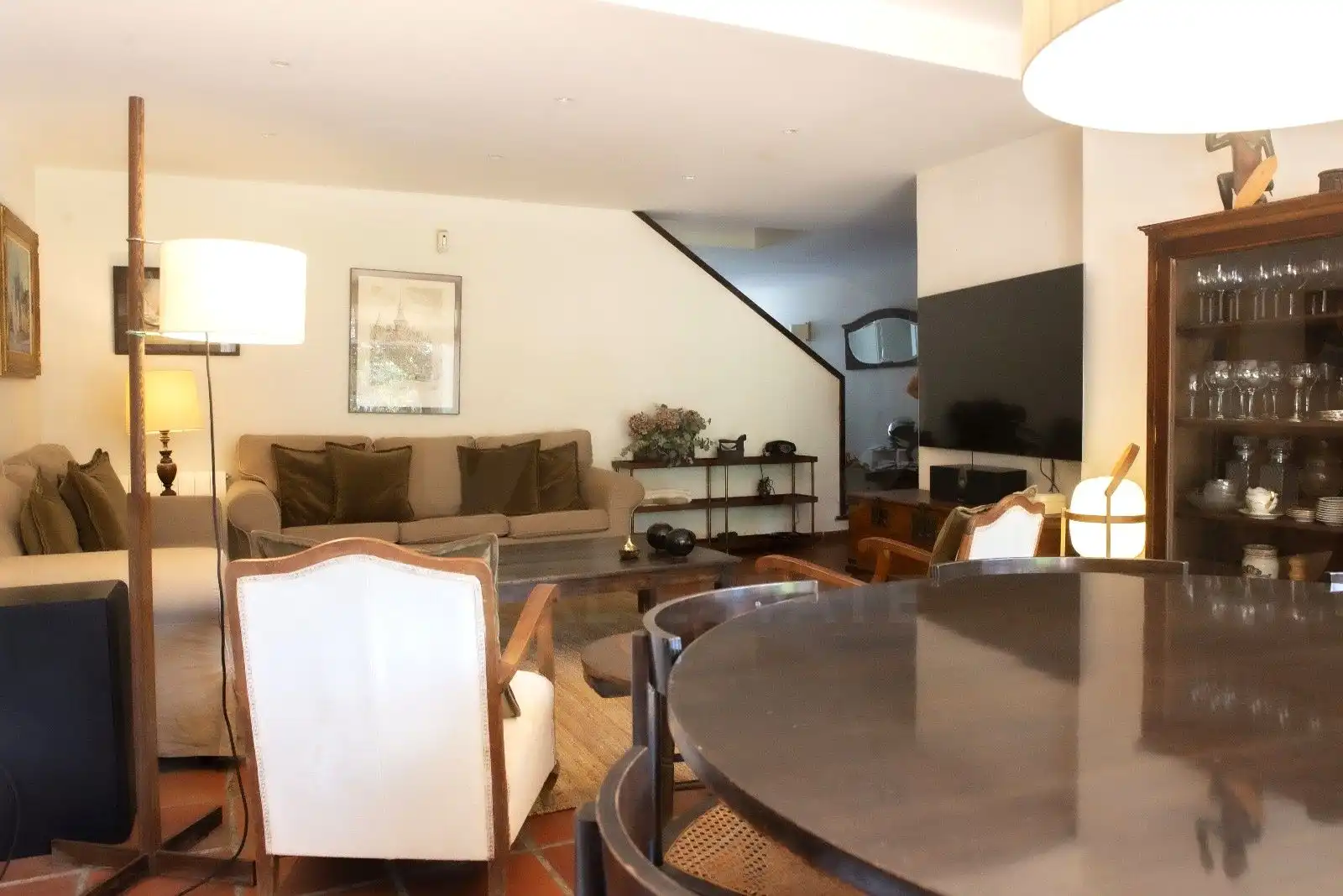Sala d'estar de Casa o xalet en venda en Sant Andreu de Llavaneres amb Aire condicionat, Calefacció i Terrassa