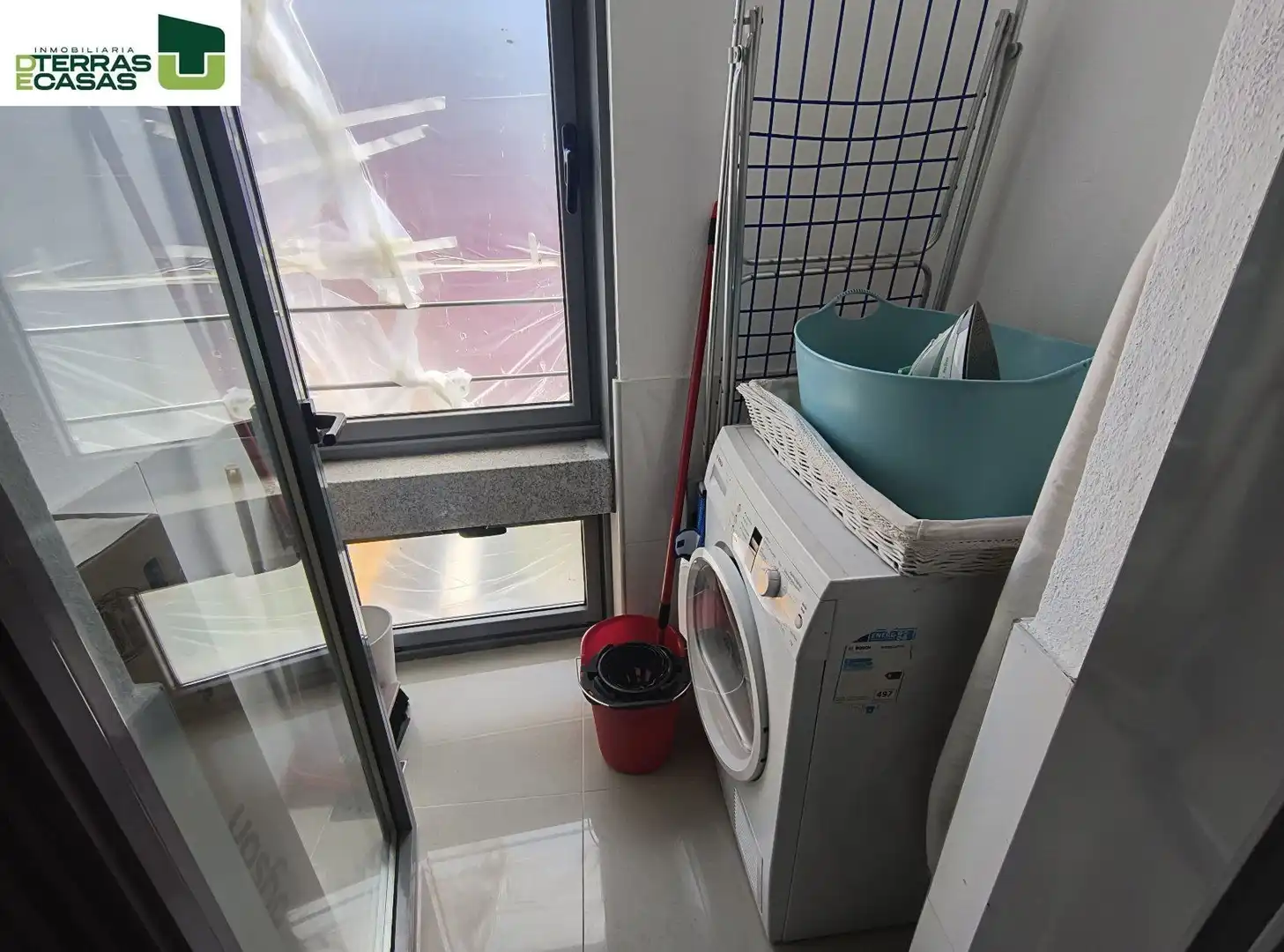 Balcony of Flat for rent in Bueu  with Air Conditioner, Heating and Furnished