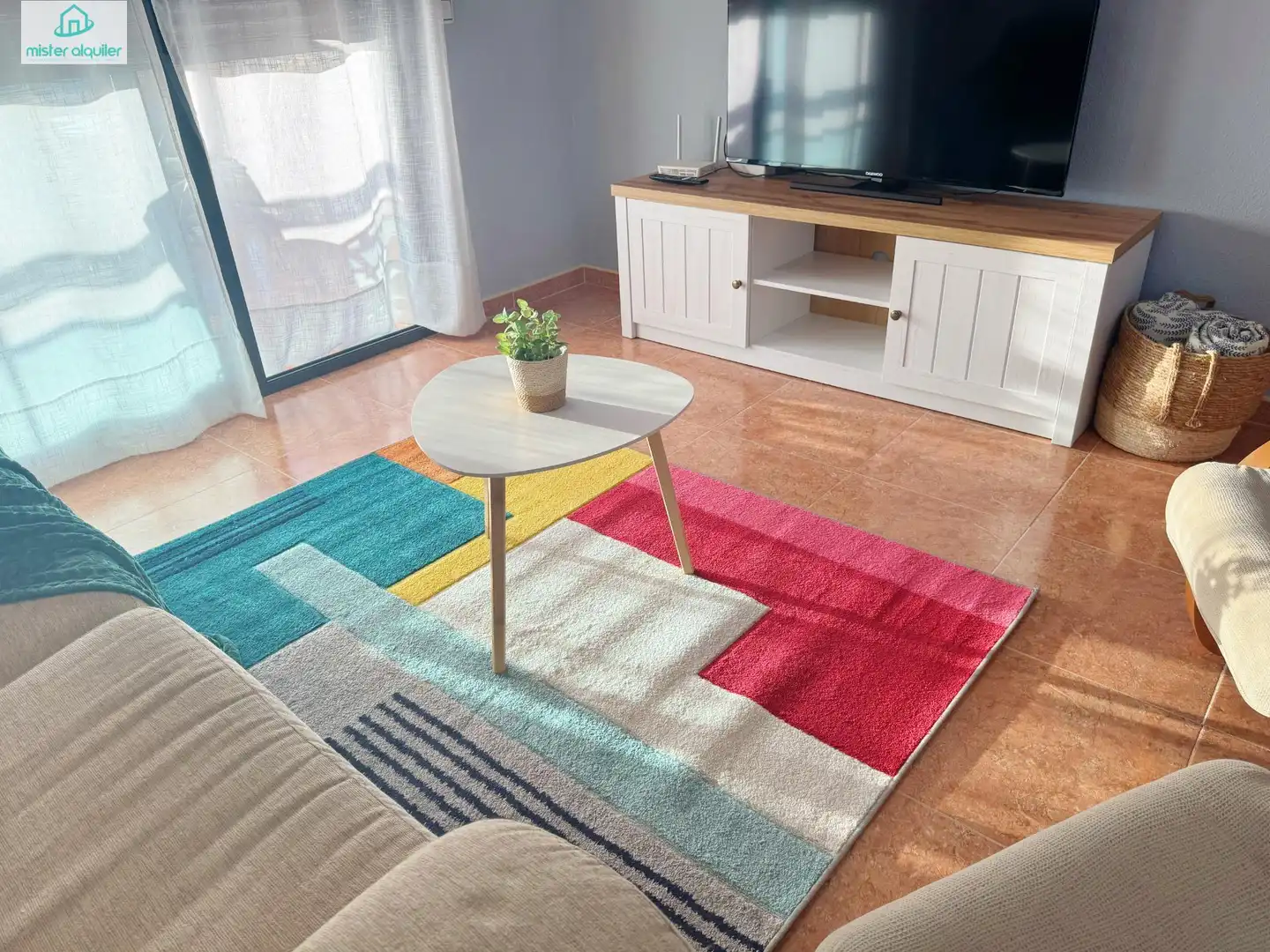 Living room of Apartments for rent in El Campello  with Air Conditioner, Heating and Private garden