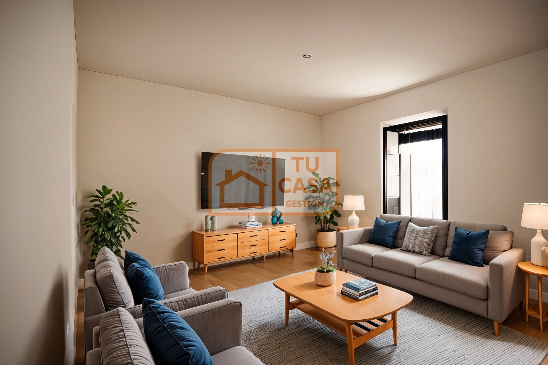 Living room of Single-family semi-detached for sale in Cáceres Capital  with Air Conditioner, Heating and Private garden