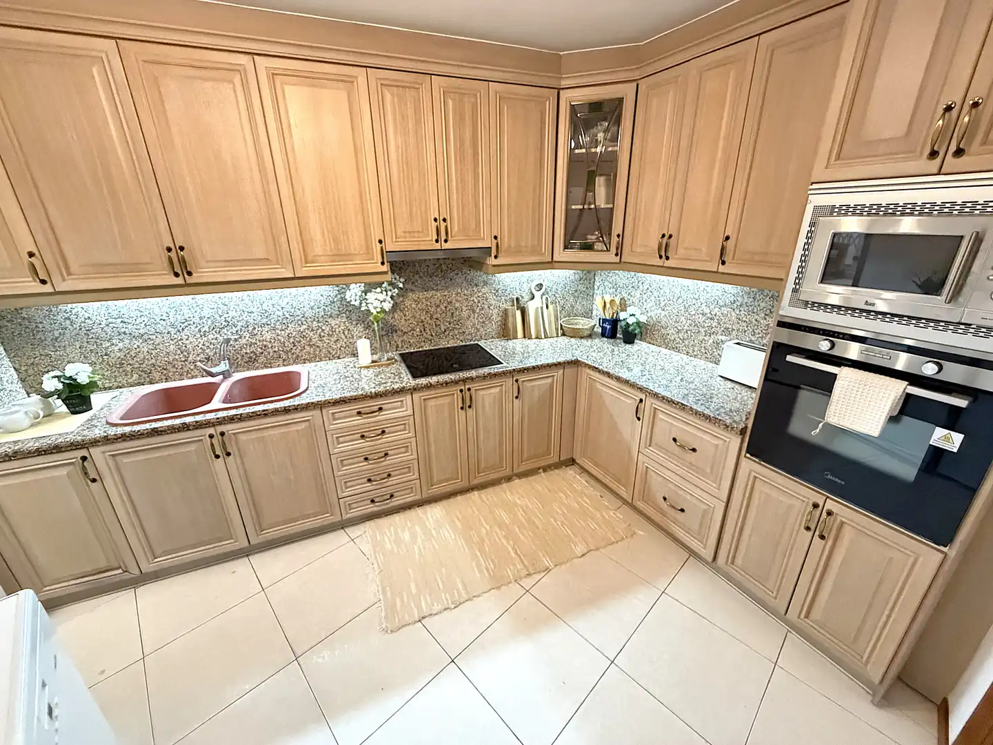 Cocina de Piso de alquiler en Alicante / Alacant con Aire acondicionado, Terraza y Amueblado