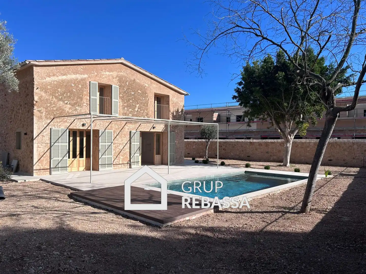 Vista exterior de Casa o xalet en venda en Marratxí amb Aire condicionat, Jardí privat i Terrassa