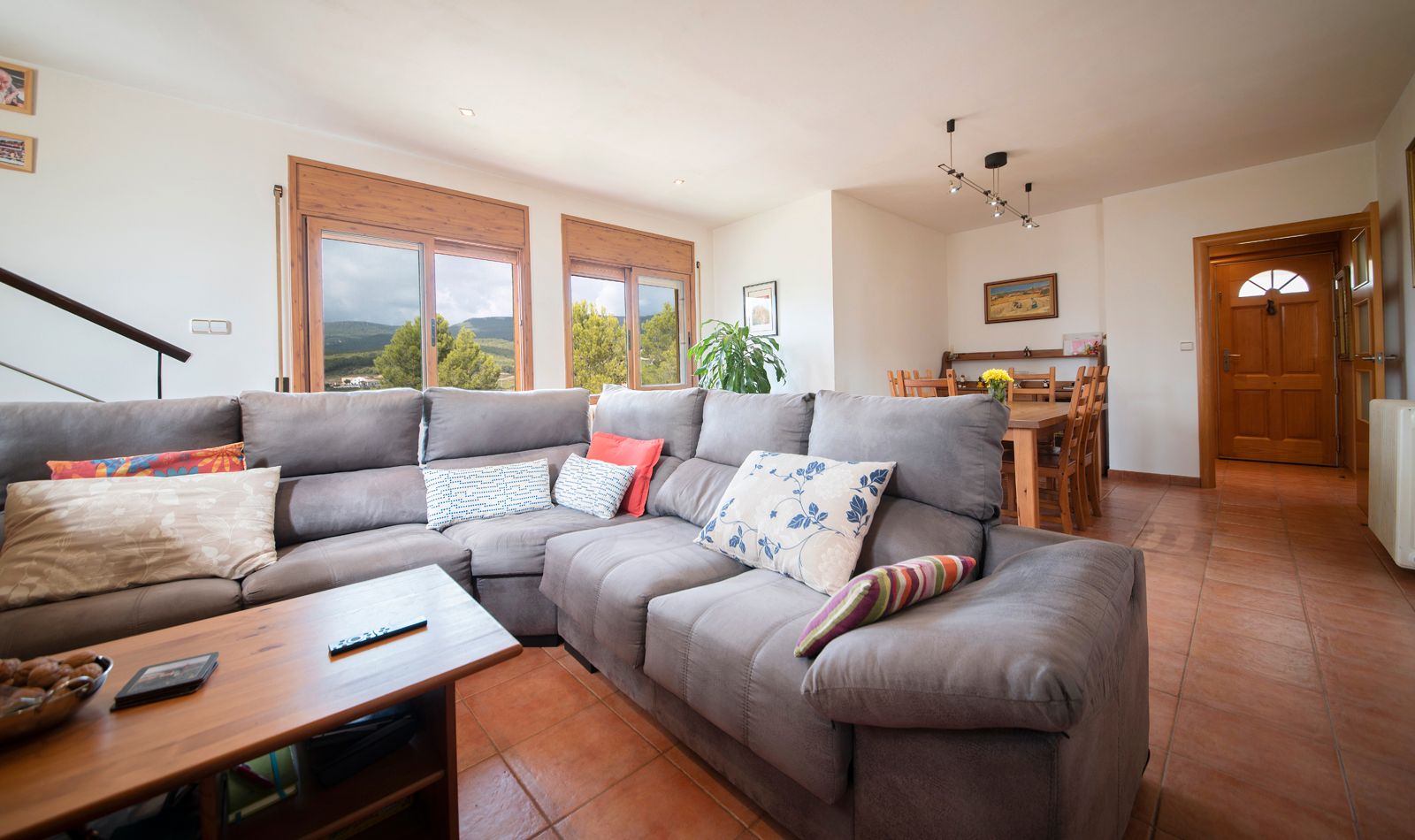 Living room of Country house for sale in Font-rubí  with Heating, Private garden and Terrace