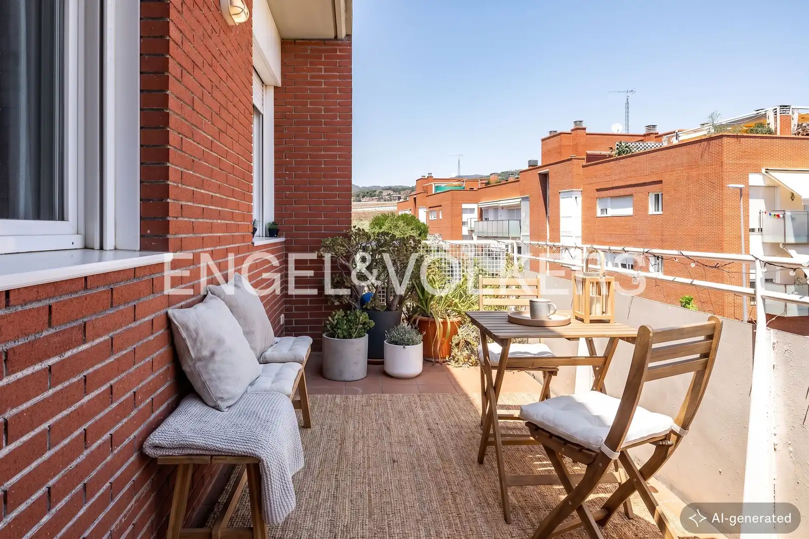 Terraza de Dúplex en venta en Montgat con Aire acondicionado, Calefacción y Jardín privado