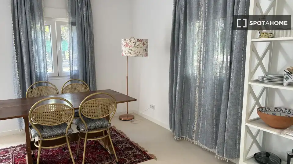 Esszimmer von Wohnungen zur untervermieten in Valdemorillo mit Klimaanlage, Terrasse und Möbliert