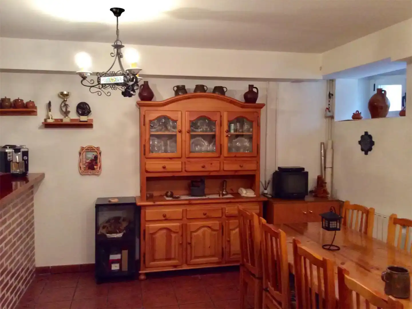 Menjador de Casa adosada en venda en Huesca amb Jardí privat, Parquet i Moblat