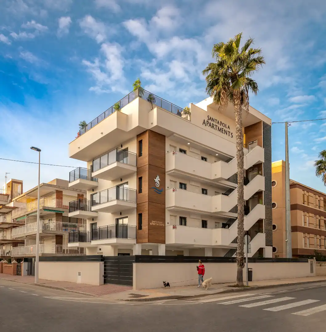 Exterior view of Buildings for sale in Santa Pola  with Alarm and Community pool
