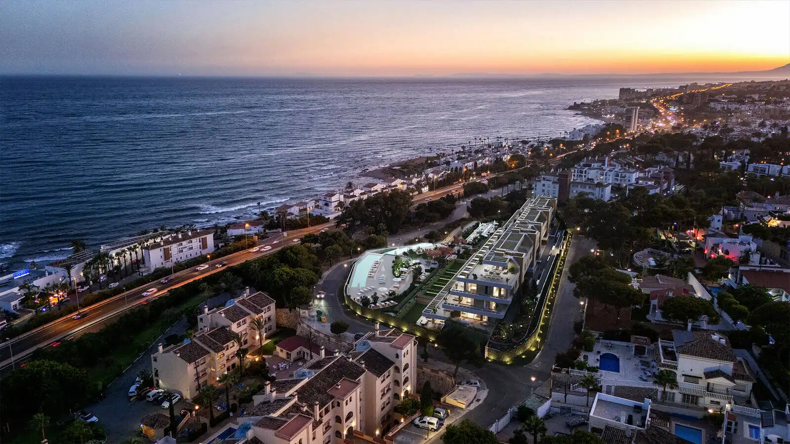 Vista exterior de Apartament en venda en Mijas amb Aire condicionat, Terrassa i Traster