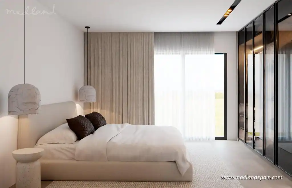 Bedroom of Houses for sale in Orihuela  with Air Conditioner, Heating and Private garden