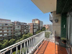 Exterior view of Flat for sale in  Madrid Capital  with Air Conditioner, Heating and Terrace