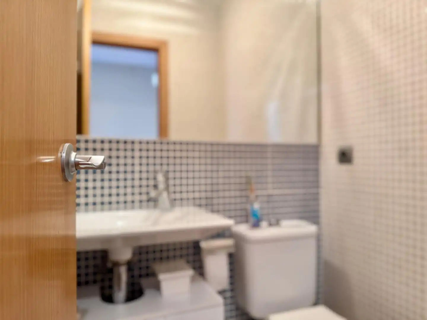 Baño de Apartamento en venta en Cubelles con Aire acondicionado, Calefacción y Parquet