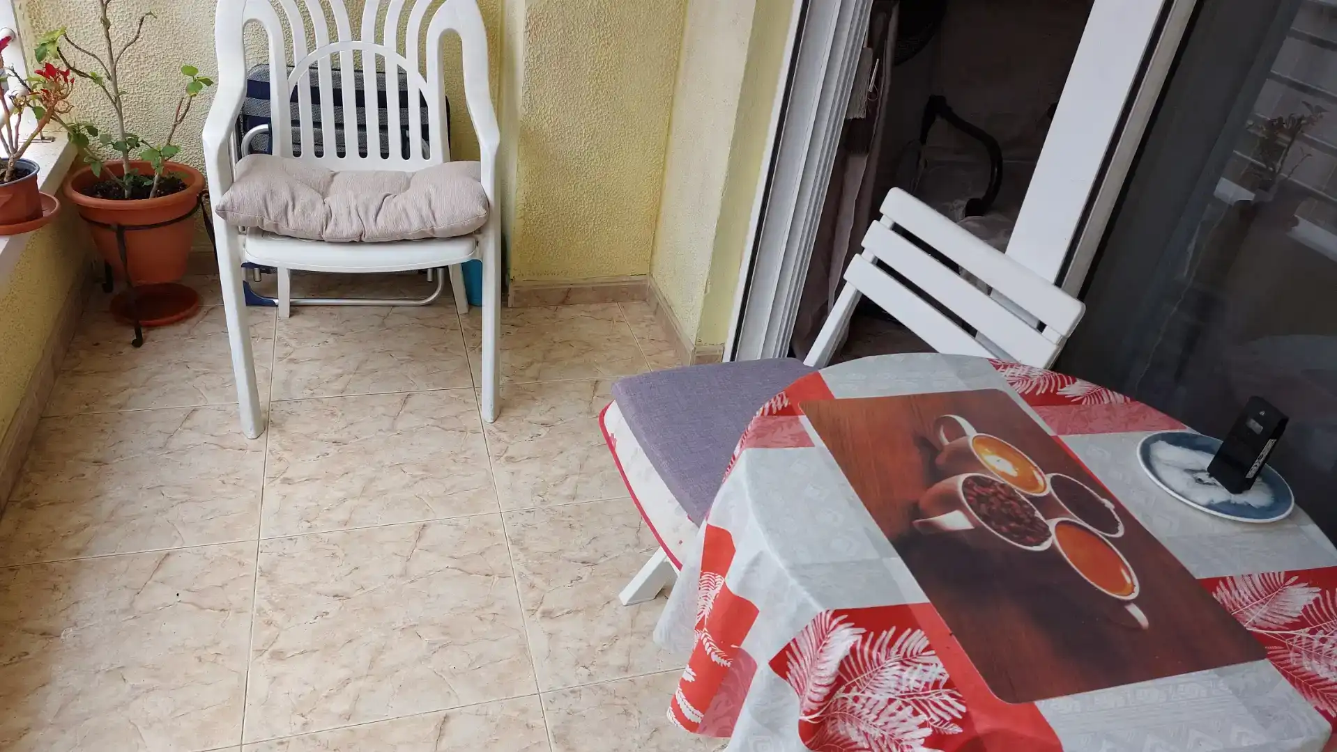 Balcony of Flat for share in Torrevieja  with Furnished, Washing machine and TV