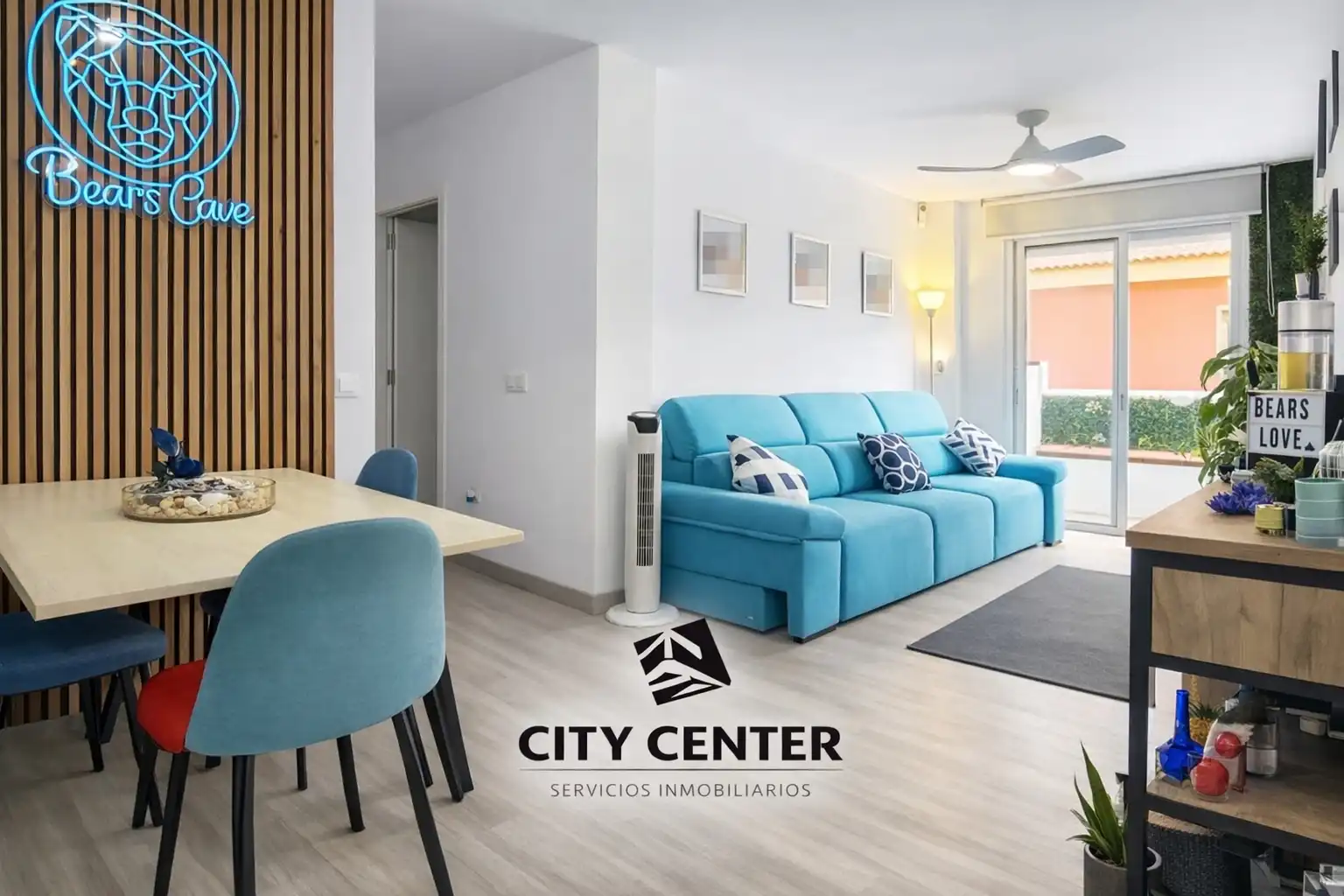Sala de estar de Piso en venta en Arona con Parquet, Amueblado y Horno