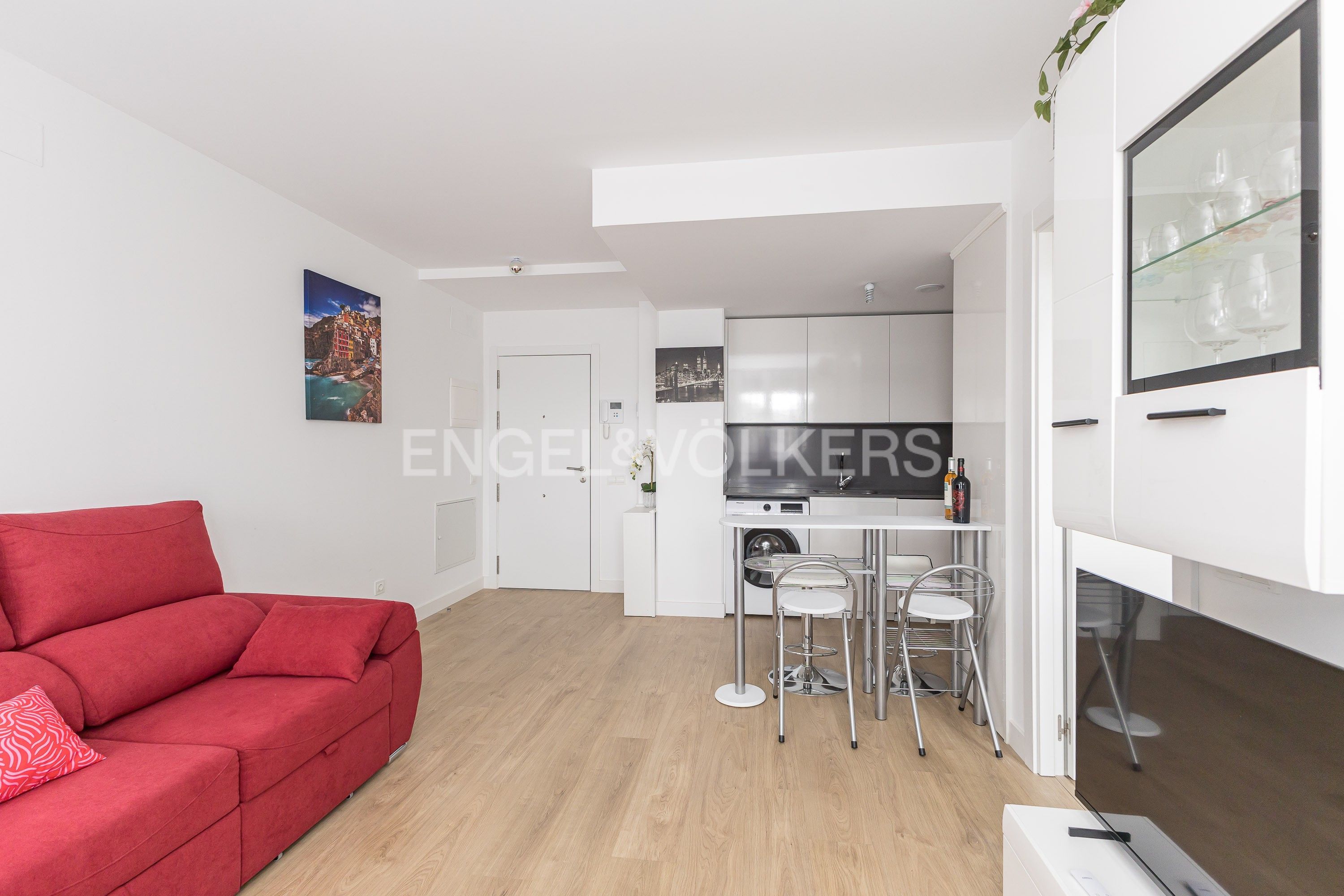Living room of Apartment for sale in Alcobendas  with Air Conditioner, Heating and Parquet flooring
