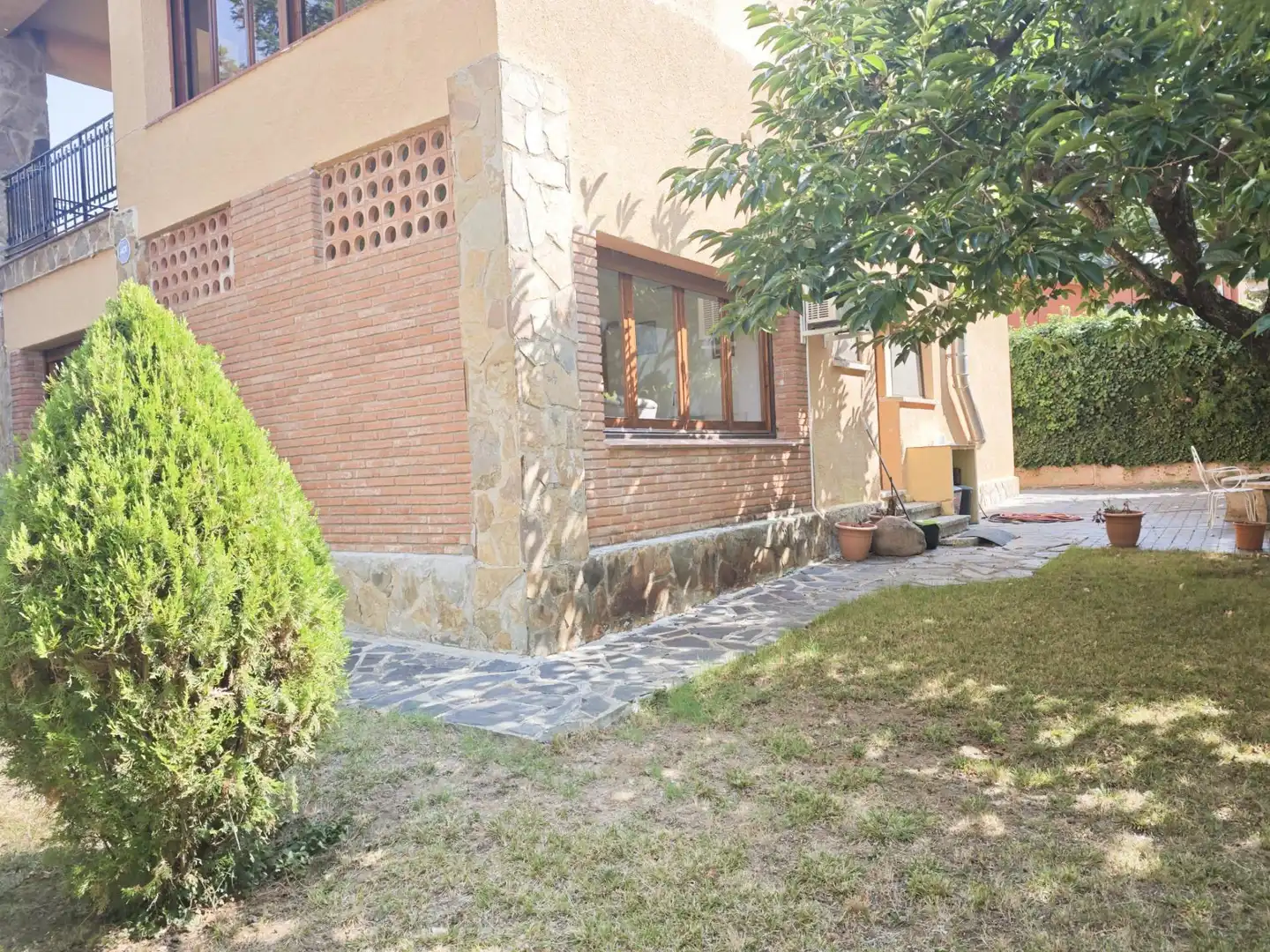 Jardí de Casa o xalet en venda en Sant Pere de Vilamajor amb Aire condicionat, Calefacció i Piscina
