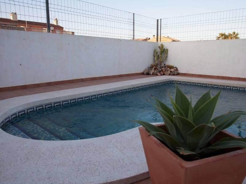 Swimming pool of House or chalet for sale in Piles  with Air Conditioner, Private garden and Terrace