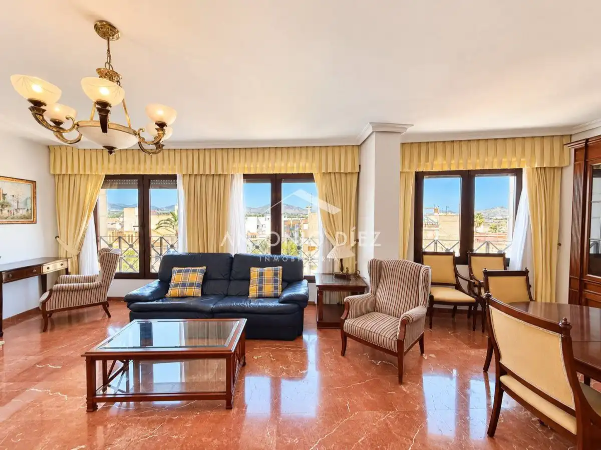 Sala de estar de Piso en venta en Aspe con Trastero