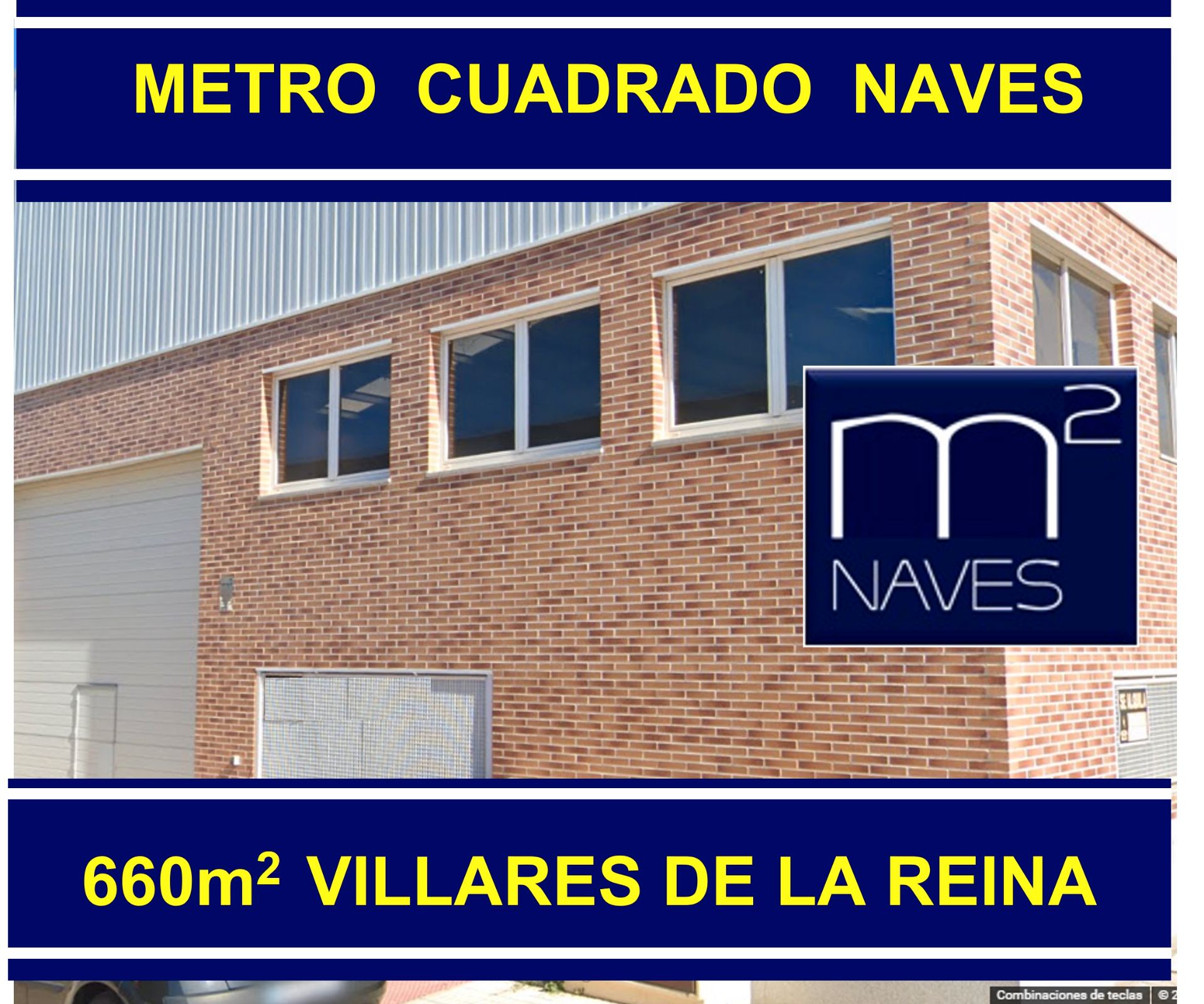 Vista exterior de Nau industrial de lloguer en Villares de la Reina