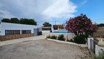 Vista exterior de Finca rústica en venda en Sax amb Jardí privat, Traster i Piscina