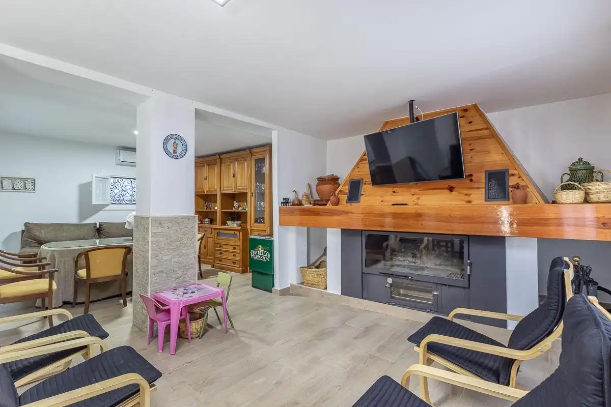 Living room of Houses for sale in Los Guájares  with Air Conditioner, Private garden and Swimming Pool