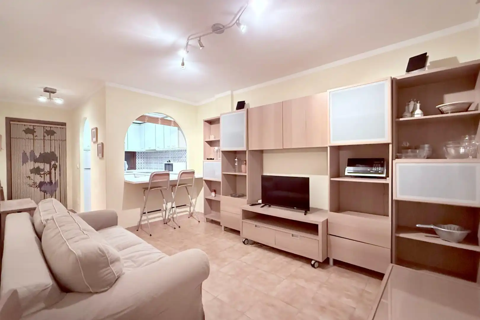 Wohnzimmer von Wohnung zum Verkauf in La Manga del Mar Menor mit Terrasse, Möbliert und Gemeinschaftspool