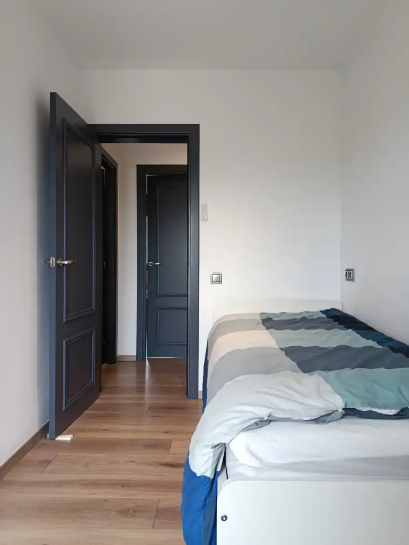 Dormitori de Casa adosada en venda en Girona amb Aire condicionat, Calefacció i Jardí privat