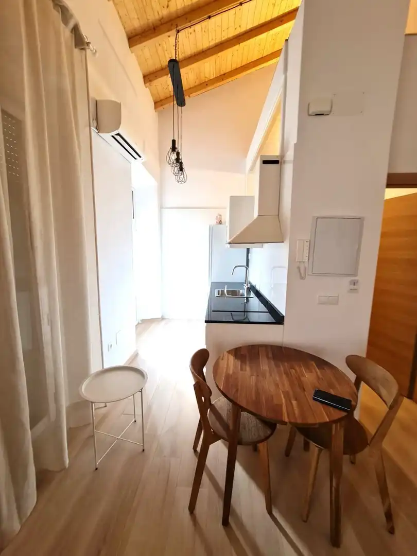 Küche von Wohnung zur Miete in Málaga mit Klimaanlage und Möbliert
