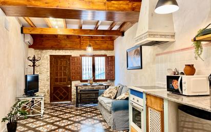 Sala d'estar de Casa o xalet en venda en Alicante / Alacant amb Aire condicionat, Terrassa i Balcó