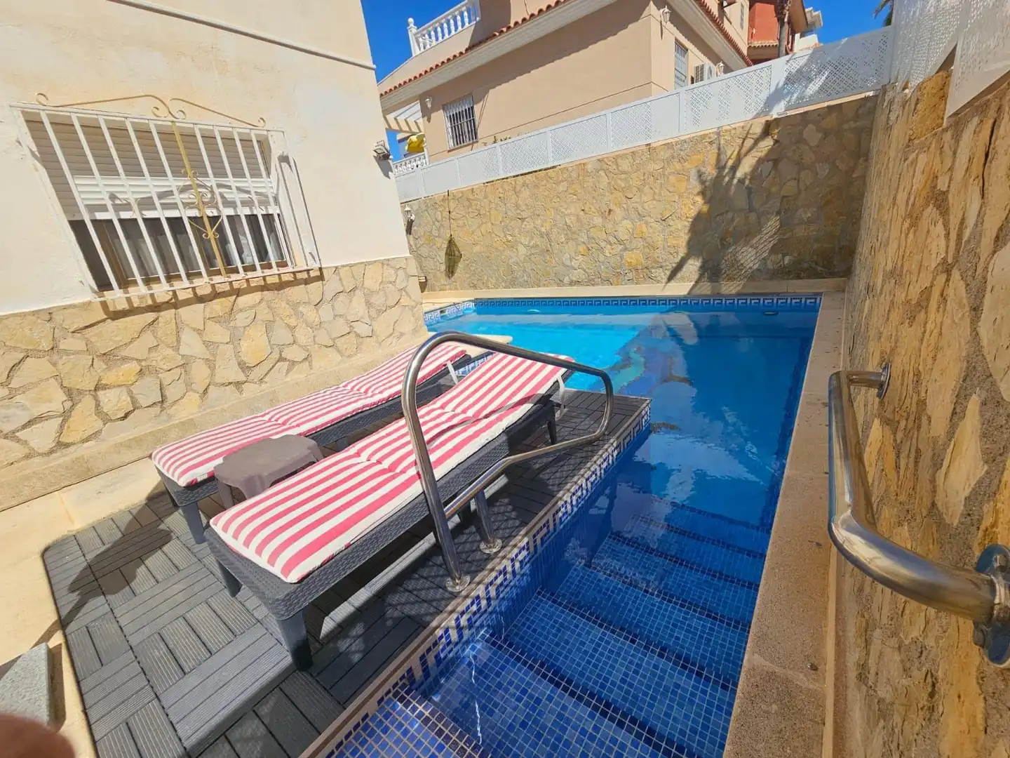 Piscina de Casa o chalet en venta en Águilas con Aire acondicionado, Jardín privado y Terraza