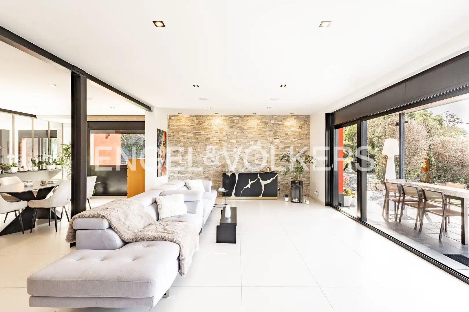 Living room of Houses for rent in Cabrils  with Air Conditioner, Heating and Private garden