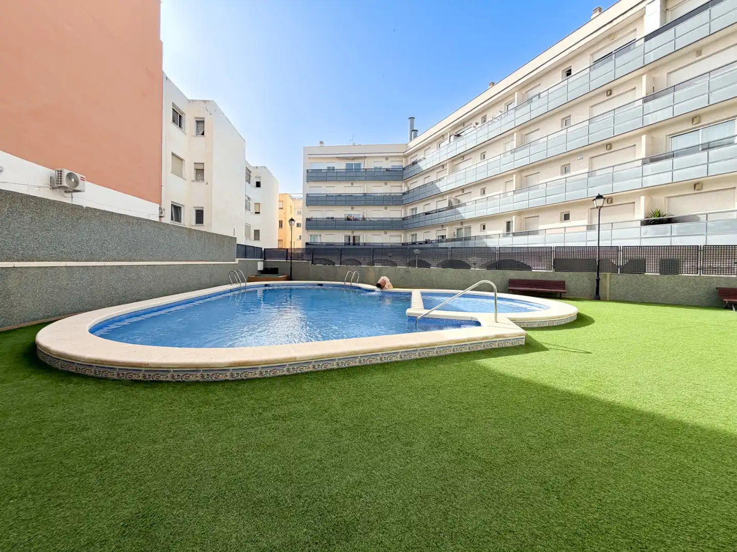 Swimming pool of Attic for sale in Campello Playa