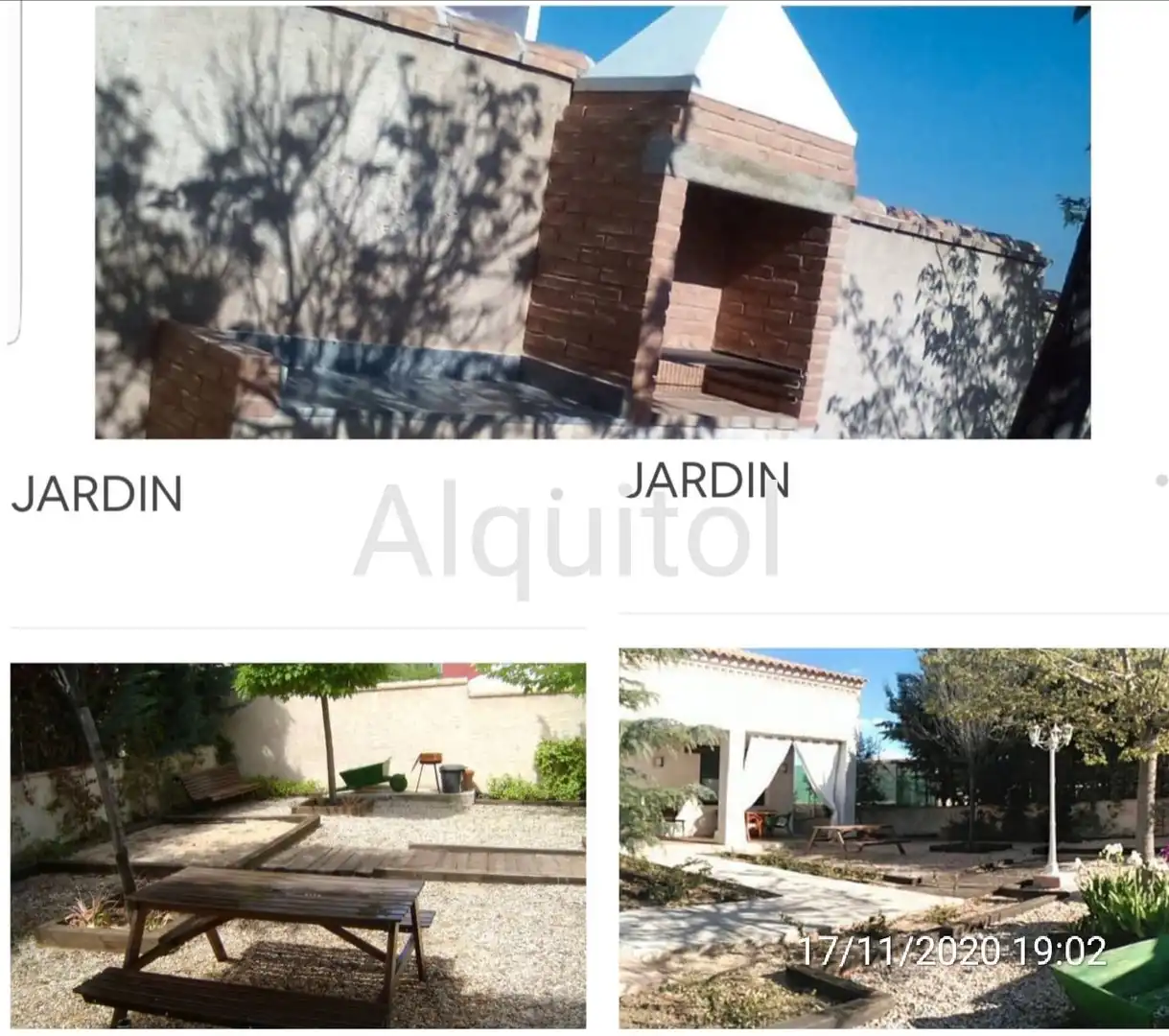 Jardín de Casa adosada de alquiler en Cobisa con Calefacción, Jardín privado y Parquet