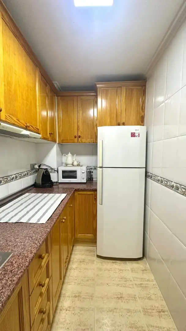 Kitchen of Flat for rent in Torrevieja  with Heating, Furnished and Washing machine