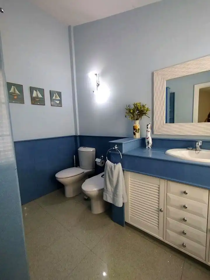 Bathroom of Houses for rent in San Bartolomé de Tirajana  with Air Conditioner, Private garden and Terrace