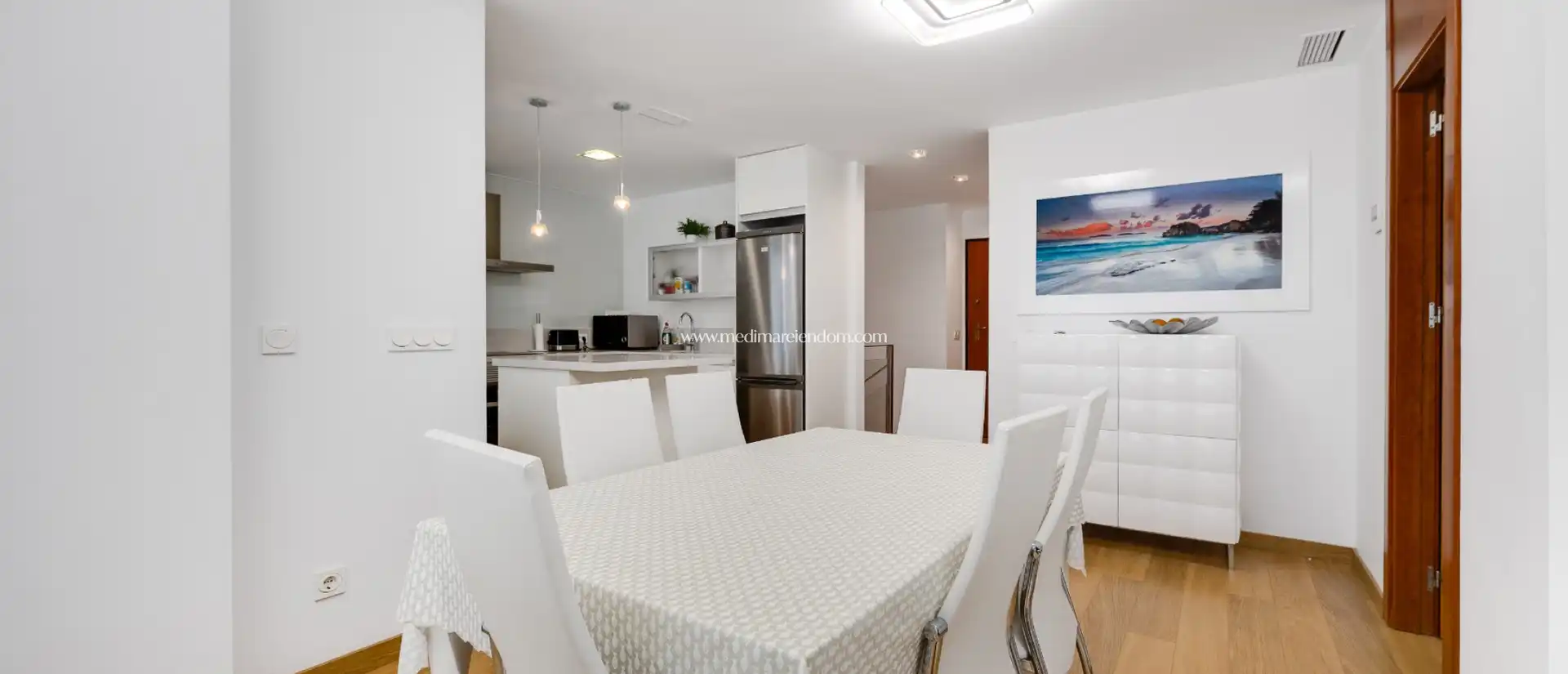 Dining room of Duplexes for sale in La Manga del Mar Menor  with Air Conditioner, Heating and Private garden