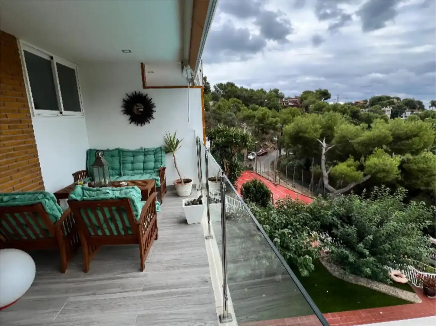 Terraza de Piso de alquiler en Castelldefels con Aire acondicionado, Trastero y Piscina
