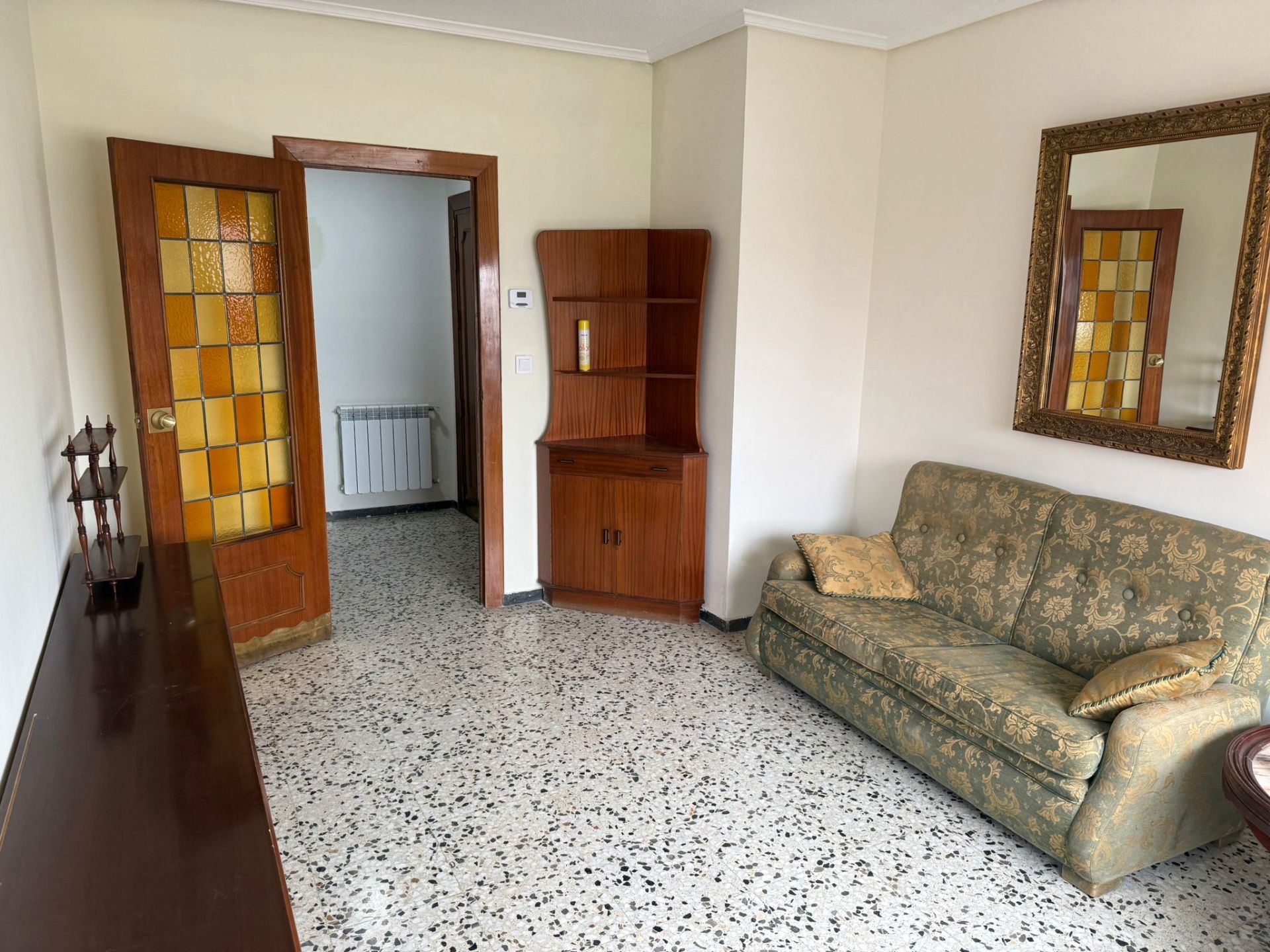 Living room of Flat to rent in  Zaragoza Capital  with Air Conditioner, Heating and Furnished
