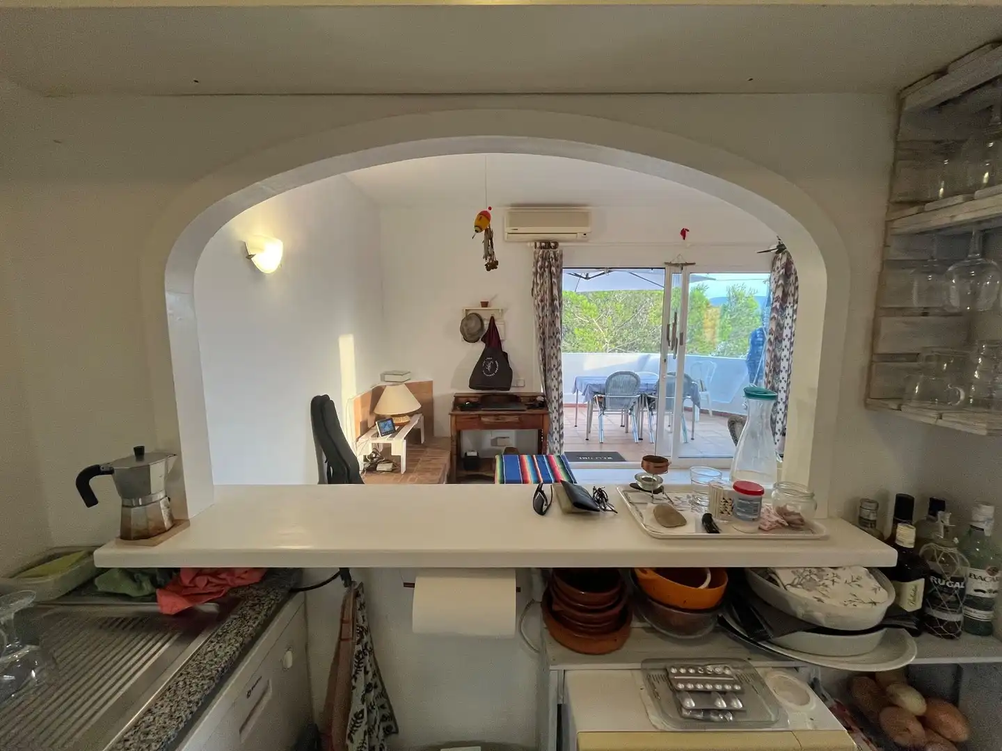 Cuina de Apartament en venda en Es Mercadal amb Aire condicionat, Traster i Piscina comunitària
