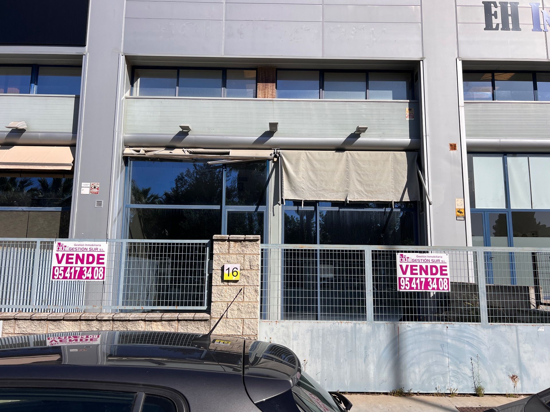 Exterior view of Industrial buildings for sale in Bollullos de la Mitación