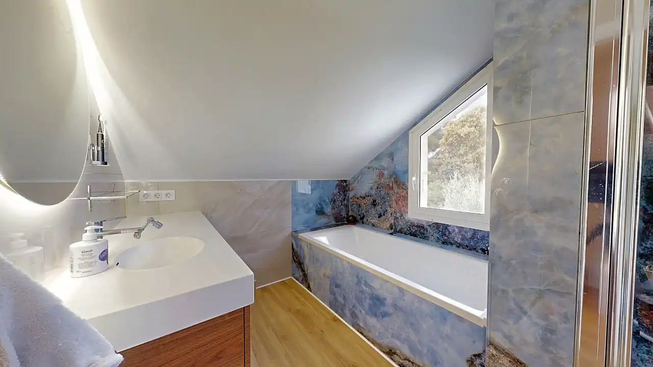 Bany de Casa o xalet en venda en Arenys de Munt amb Calefacció, Jardí privat i Terrassa