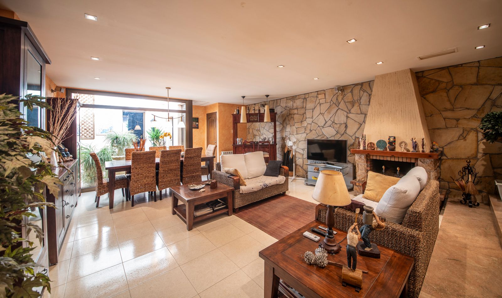 Living room of House or chalet for sale in Puigdàlber  with Air Conditioner, Heating and Terrace
