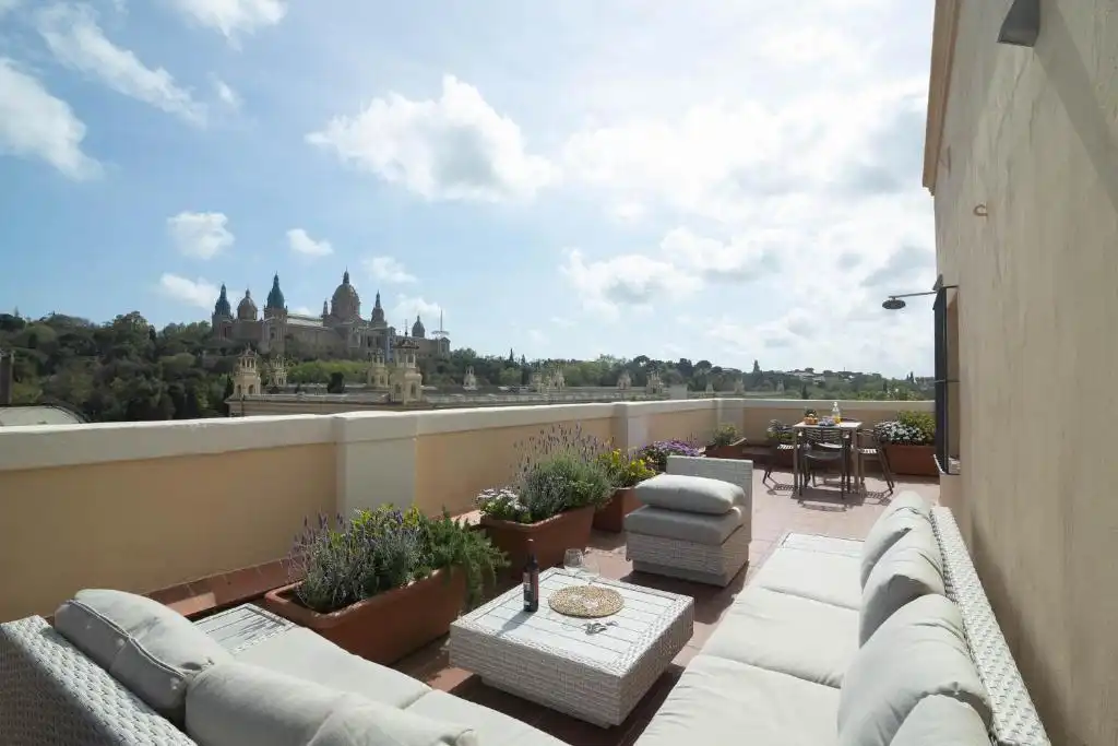 Terraza de Piso de alquiler en Sants - Montjuïc