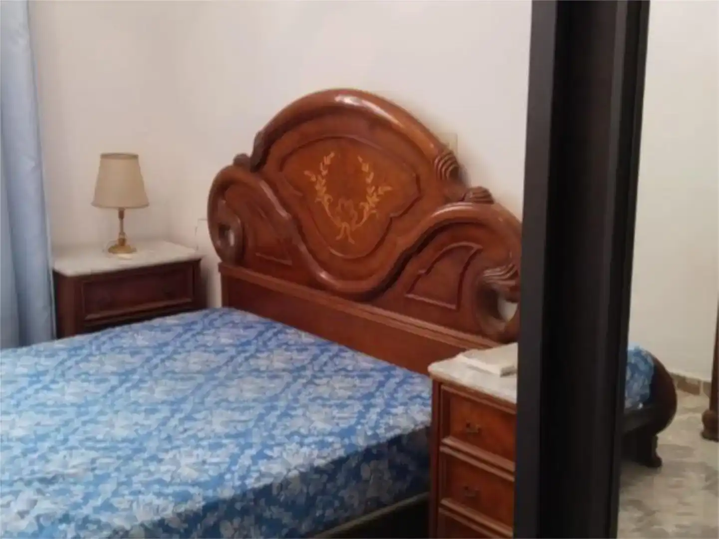 Schlafzimmer von Wohnung zur Miete in  Palma de Mallorca mit Klimaanlage und Balkon