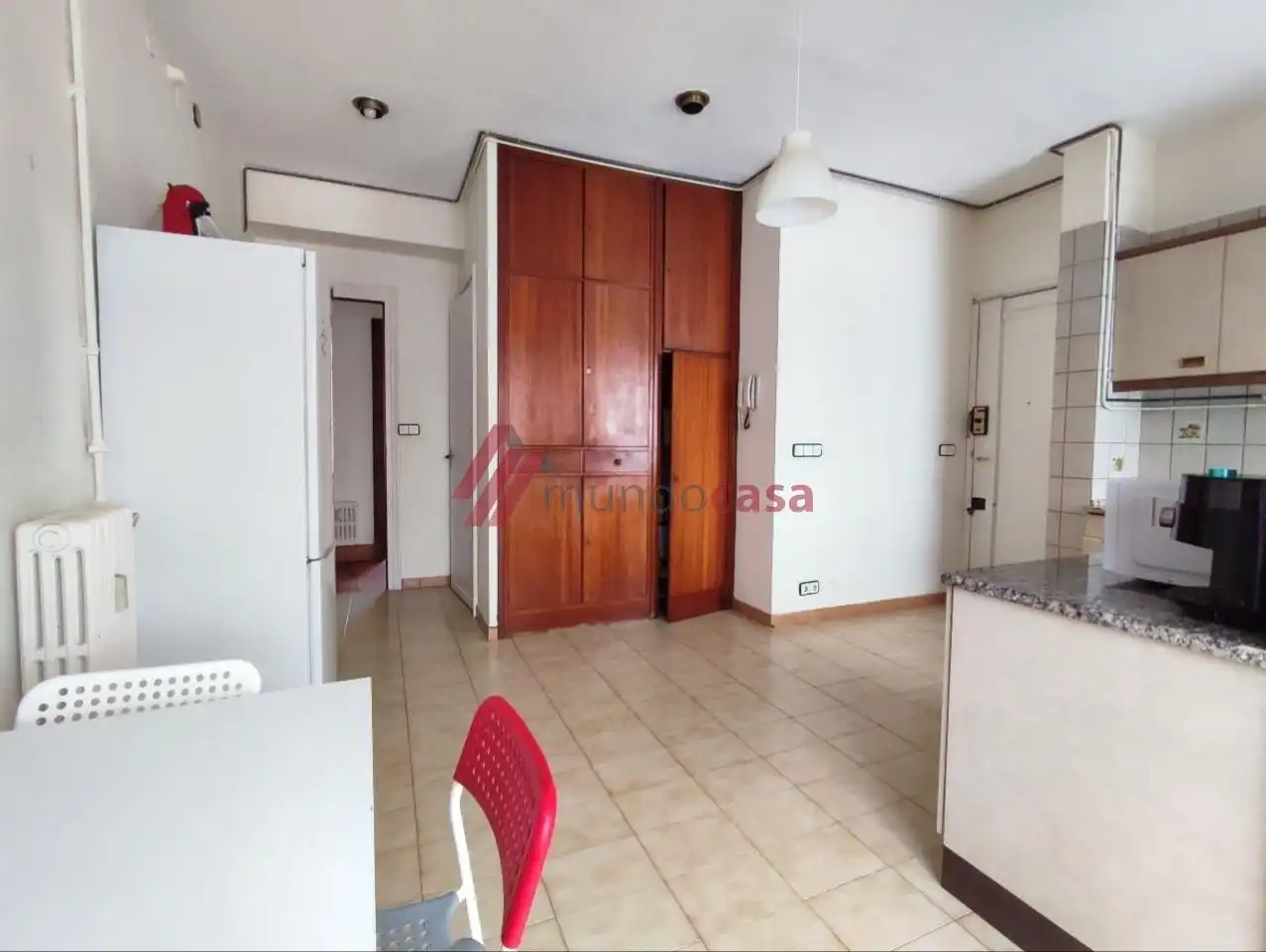 Cocina de Piso para compartir en Ferrol con Calefacción, Parquet y Amueblado