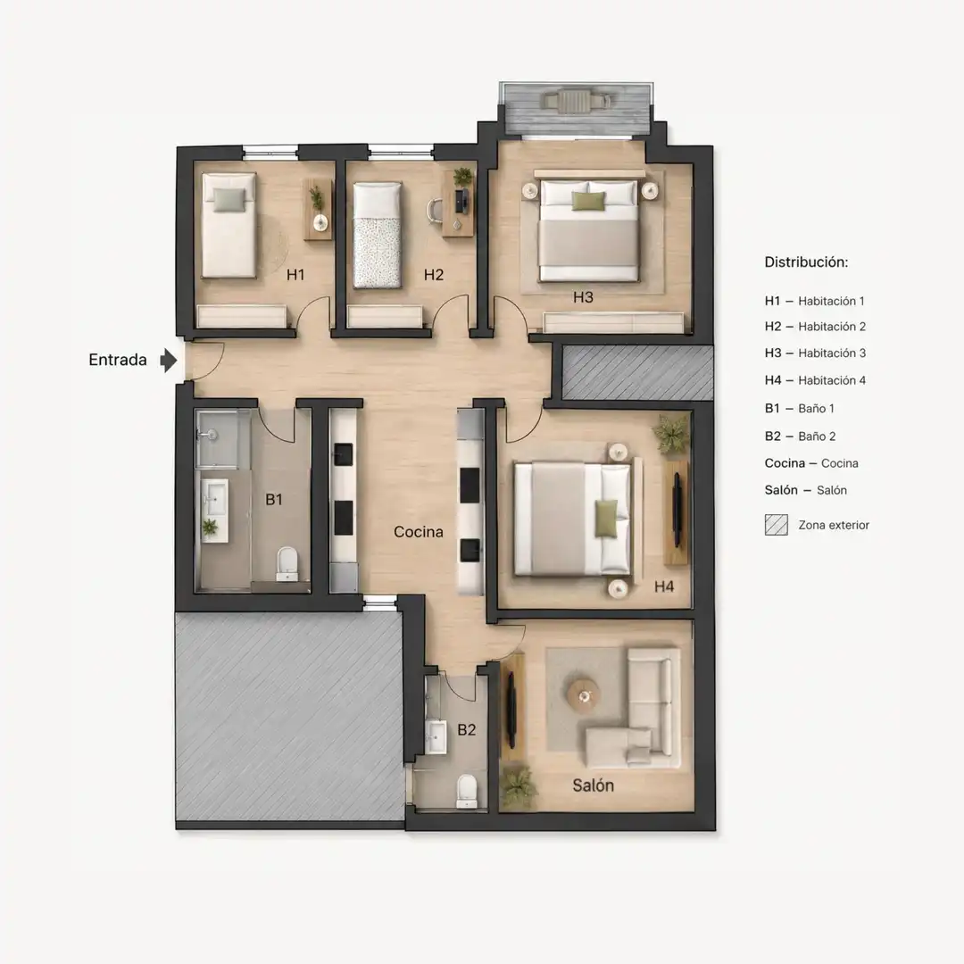 Wohnung mit Terrasse zum Verkauf in Calle FERNANDO EL CATOLICO, imagen 14