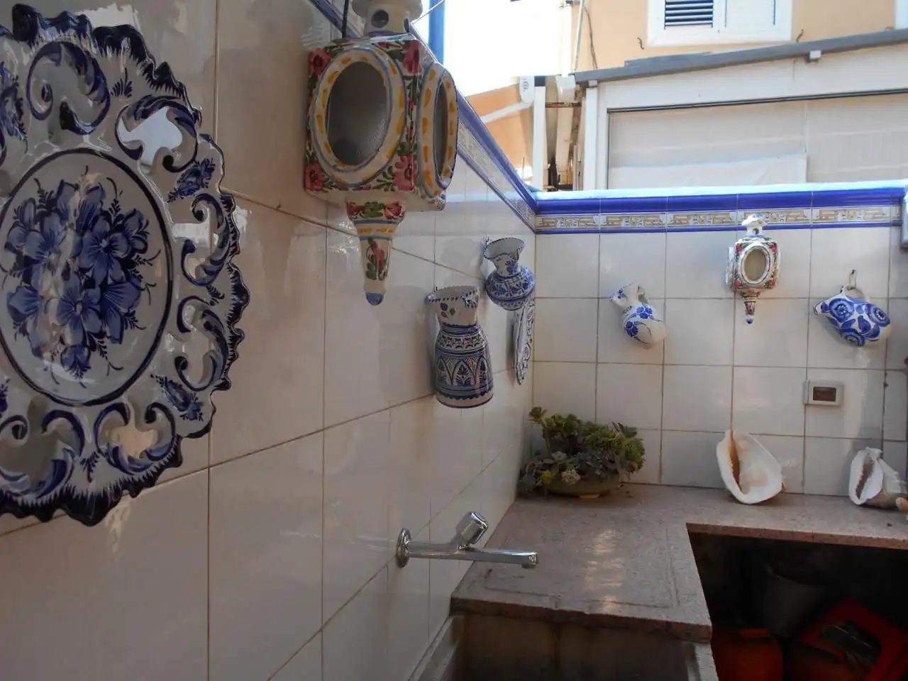 Bathroom of Houses for sale in Burriana / Borriana  with Air Conditioner, Private garden and Terrace