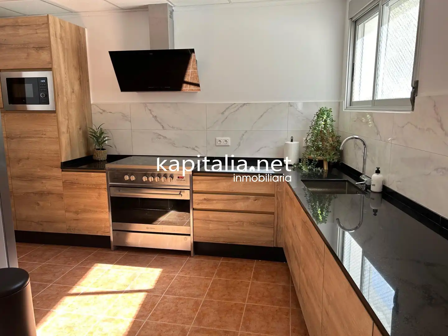 Cuina de Casa o xalet en venda en Albaida amb Aire condicionat, Traster i Piscina